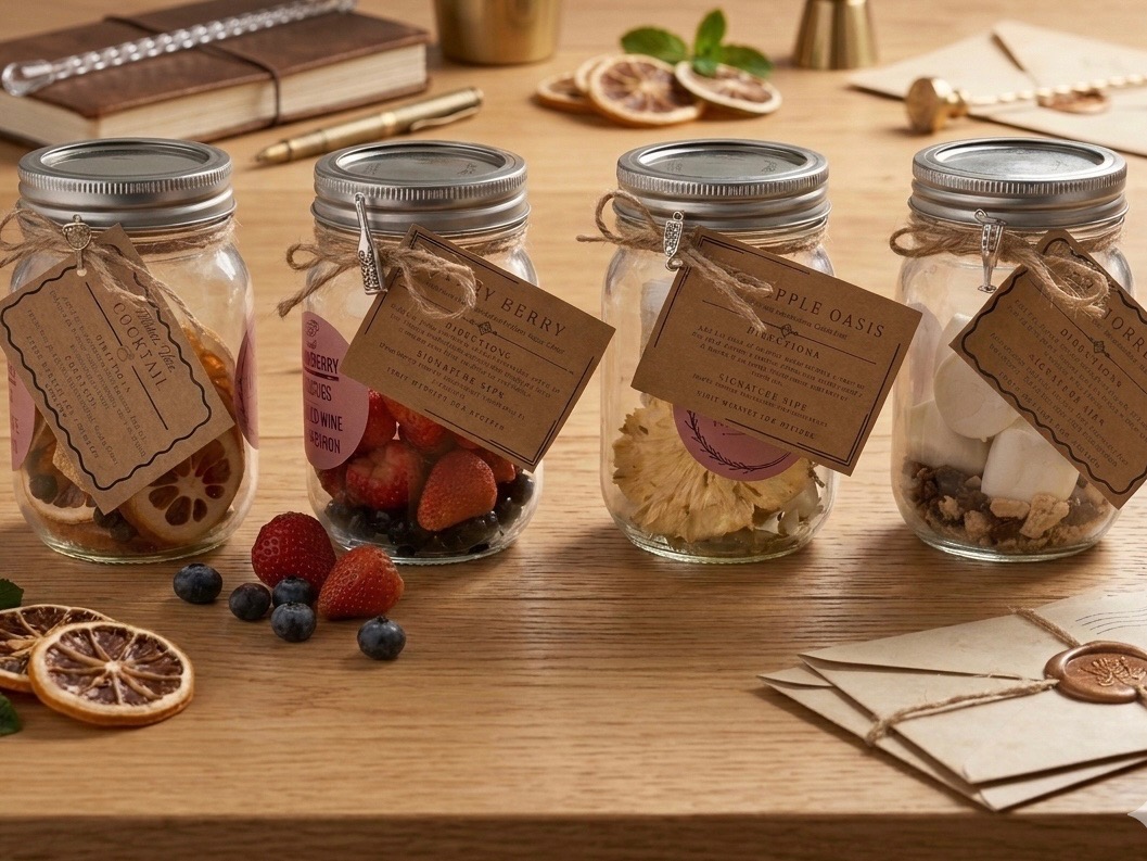Beautifully packaged cocktail infusion kit
